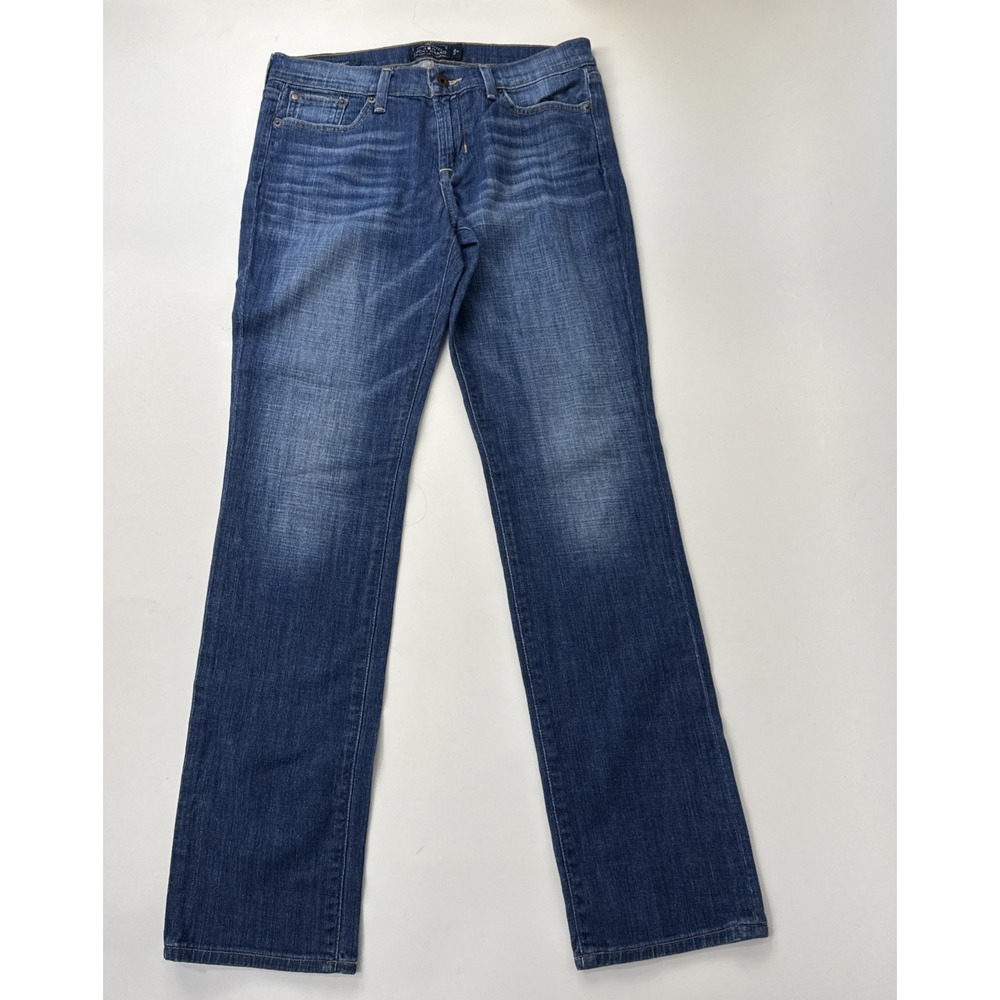 Lucky Brand Sweet Straight Jeans Women 6/28 R Blue Medium Wash Stretch Denim - Picture 2 of 16